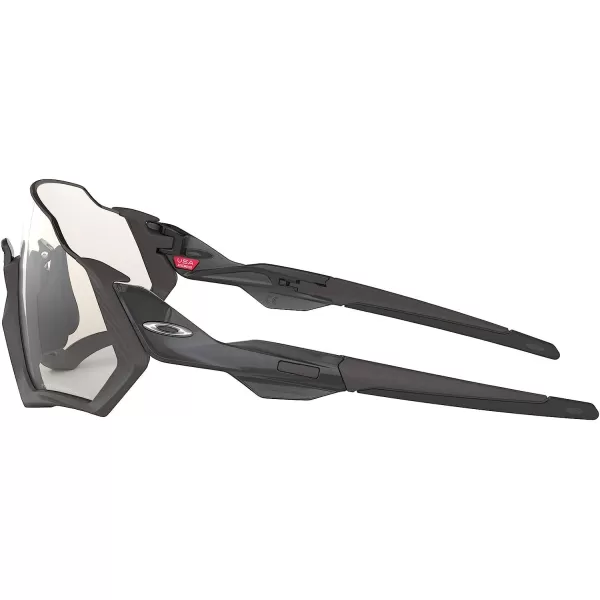 imageOakley Mens Oo9401 Flight Jacket Rectangular SunglassesSteelClear Black Iridium Photochromic