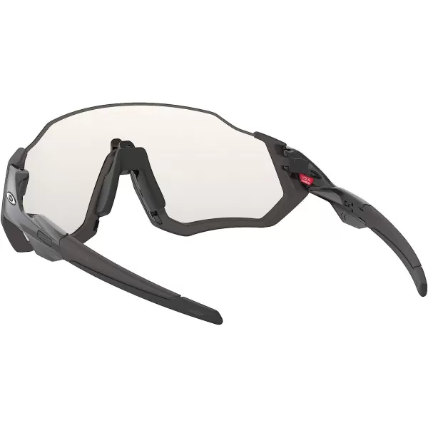 imageOakley Mens Oo9401 Flight Jacket Rectangular SunglassesSteelClear Black Iridium Photochromic