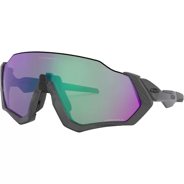 imageOakley Mens Oo9401 Flight Jacket Rectangular SunglassesSteelPrizm Road Jade