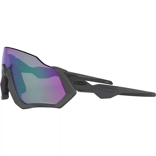 imageOakley Mens Oo9401 Flight Jacket Rectangular SunglassesSteelPrizm Road Jade