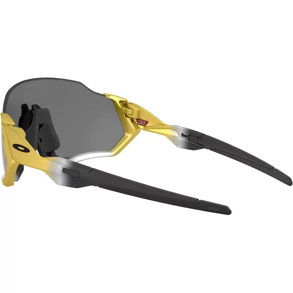 imageOakley Mens Oo9401 Flight Jacket Rectangular SunglassesTrifecta FadePrizm Black