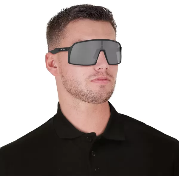 imageOakley Mens Oo9406 Sutro Rectangular SunglassesMatte BlackPrizm Black