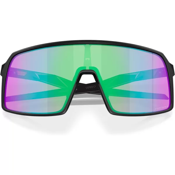 imageOakley Mens Oo9406a Sutro Low Bridge Fit Rectangular SunglassesMatte BlackPrizm Golf