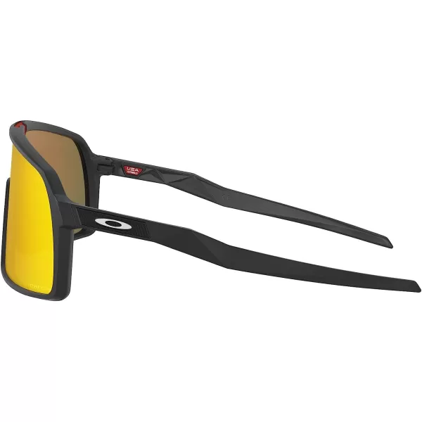 imageOakley Mens Oo9406a Sutro Low Bridge Fit Rectangular SunglassesMatte BlackPrizm Ruby