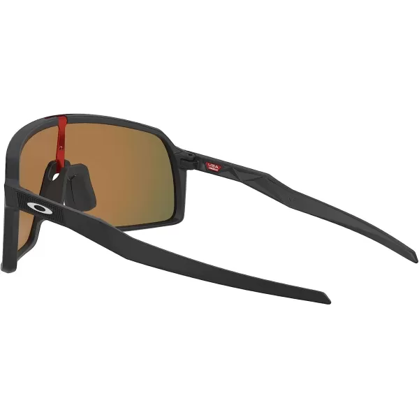 imageOakley Mens Oo9406a Sutro Low Bridge Fit Rectangular SunglassesMatte BlackPrizm Ruby