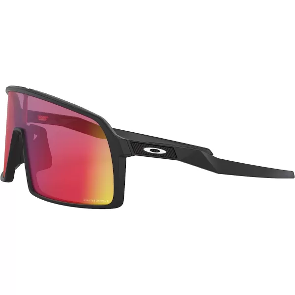 imageOakley Mens Oo9406a Sutro Low Bridge Fit Rectangular SunglassesMatte BlackSilverPrizm Road