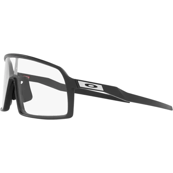 imageOakley Mens Oo9406a Sutro Low Bridge Fit Rectangular SunglassesMatte CarbonClear to Black Photochromic
