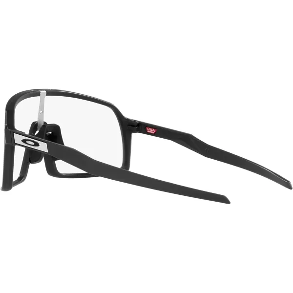 imageOakley Mens Oo9406a Sutro Low Bridge Fit Rectangular SunglassesMatte CarbonClear to Black Photochromic