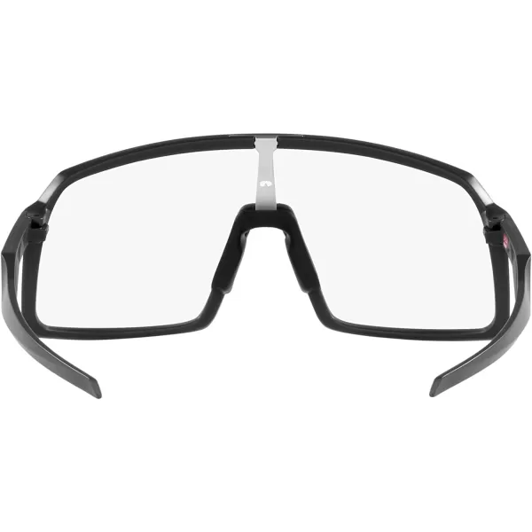 imageOakley Mens Oo9406a Sutro Low Bridge Fit Rectangular SunglassesMatte CarbonClear to Black Photochromic