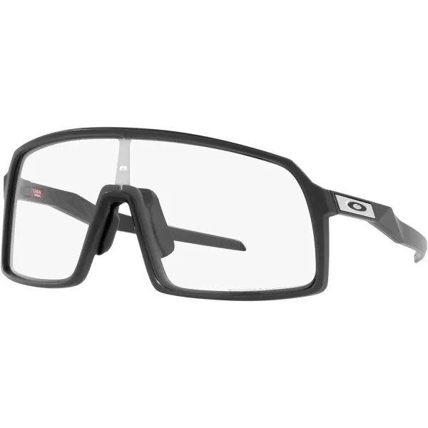 imageOakley Mens Oo9406a Sutro Low Bridge Fit Rectangular SunglassesMatte CarbonClear to Black Photochromic