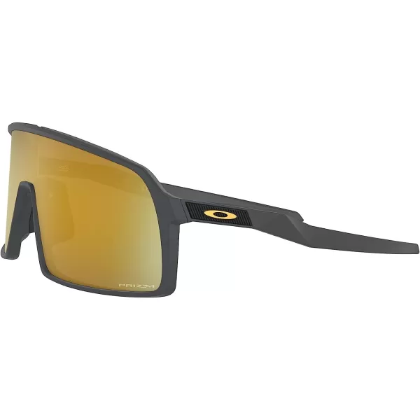 imageOakley Mens Oo9406a Sutro Low Bridge Fit Rectangular SunglassesMatte CarbonPrizm 24k