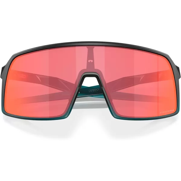 imageOakley Mens Oo9406a Sutro Low Bridge Fit Rectangular SunglassesMatte Transparent Balsam FadePrizm Trail Torch