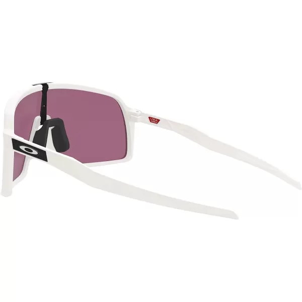 imageOakley Mens Oo9406a Sutro Low Bridge Fit Rectangular SunglassesMatte WhitePrizm Road
