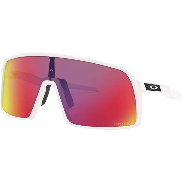imageOakley Mens Oo9406a Sutro Low Bridge Fit Rectangular SunglassesMatte WhitePrizm Road