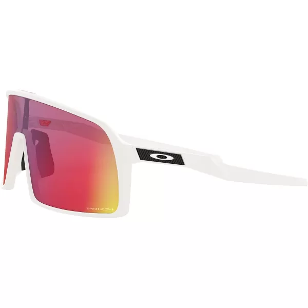 imageOakley Mens Oo9406a Sutro Low Bridge Fit Rectangular SunglassesMatte WhitePrizm Road