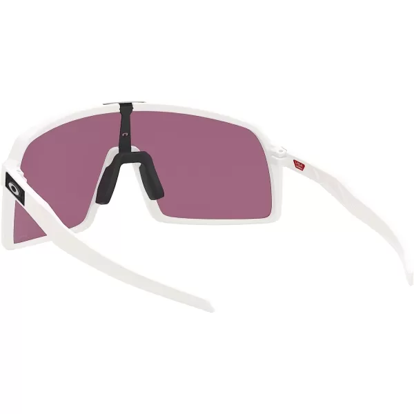 imageOakley Mens Oo9406a Sutro Low Bridge Fit Rectangular SunglassesMatte WhitePrizm Road