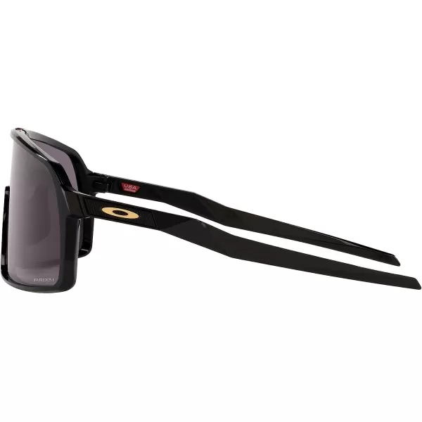 imageOakley Mens Oo9406a Sutro Low Bridge Fit Rectangular SunglassesPolished BlackPrizm Grey