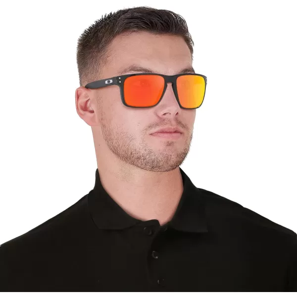 imageOakley Mens Oo9417 Holbrook XL Square SunglassesBlack InkPrizm Ruby Polarized