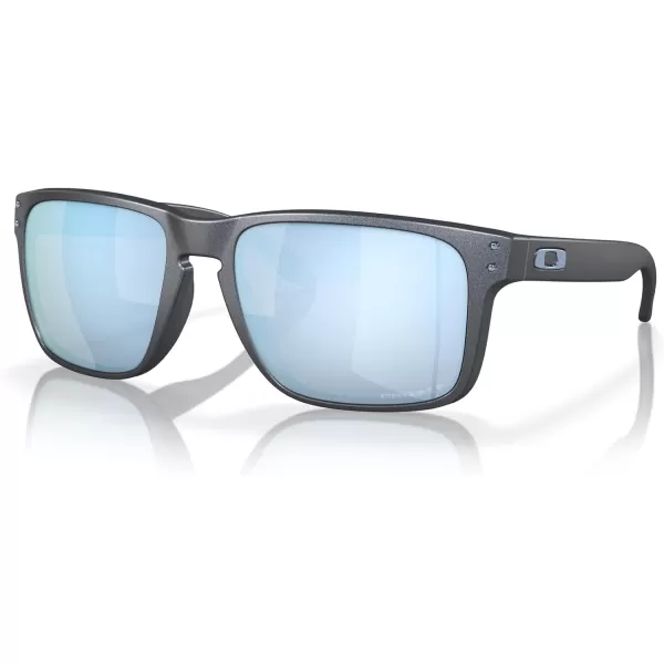 imageOakley Mens Oo9417 Holbrook XL Square SunglassesBlue SteelPrizm Deep Water Polarized