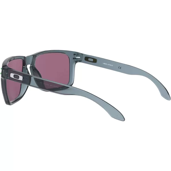 imageOakley Mens Oo9417 Holbrook XL Square SunglassesCrystal BlackPrizm Jade
