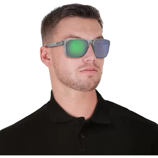 imageOakley Mens Oo9417 Holbrook XL Square SunglassesGrey InkPrizm Jade Polarized