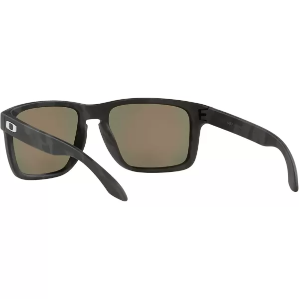 imageOakley Mens Oo9417 Holbrook XL Square SunglassesMatte Black CamouflagePrizm Ruby