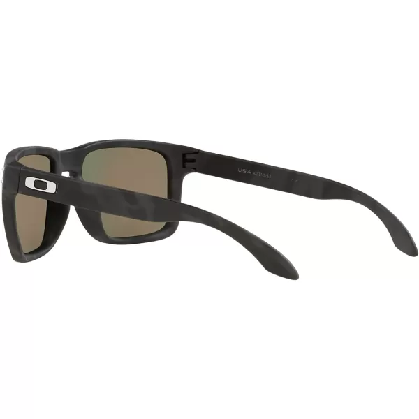 imageOakley Mens Oo9417 Holbrook XL Square SunglassesMatte Black CamouflagePrizm Ruby