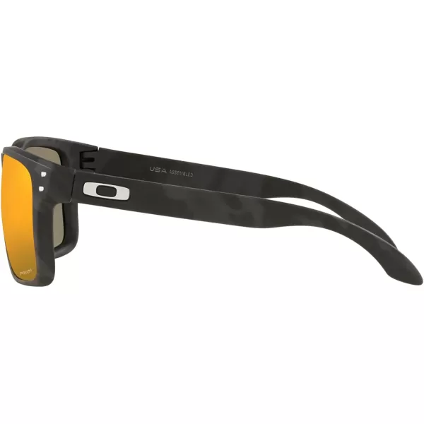 imageOakley Mens Oo9417 Holbrook XL Square SunglassesMatte Black CamouflagePrizm Ruby