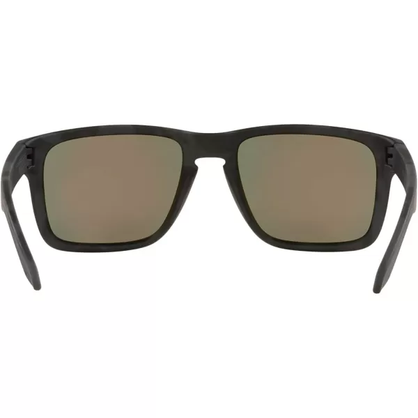 imageOakley Mens Oo9417 Holbrook XL Square SunglassesMatte Black CamouflagePrizm Ruby