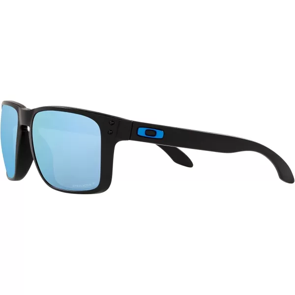 imageOakley Mens Oo9417 Holbrook XL Square SunglassesMatte BlackPrizm Deep Water Polarized