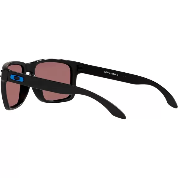 imageOakley Mens Oo9417 Holbrook XL Square SunglassesMatte BlackPrizm Deep Water Polarized