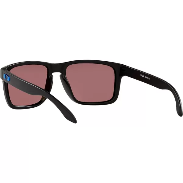 imageOakley Mens Oo9417 Holbrook XL Square SunglassesMatte BlackPrizm Deep Water Polarized
