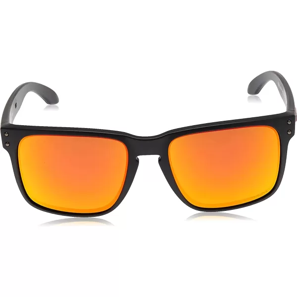 imageOakley Mens Oo9417 Holbrook XL Square SunglassesMatte BlackPrizm Ruby
