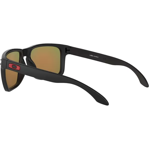imageOakley Mens Oo9417 Holbrook XL Square SunglassesMatte BlackPrizm Ruby