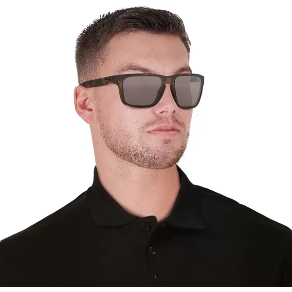 imageOakley Mens Oo9417 Holbrook XL Square SunglassesMatte Brown TortoisePrizm Black