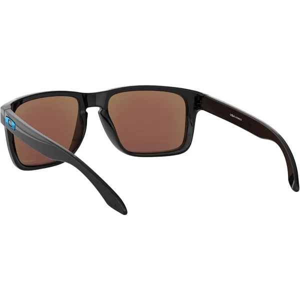 imageOakley Mens Oo9417 Holbrook XL Square SunglassesPolished BlackPrizm Sapphire
