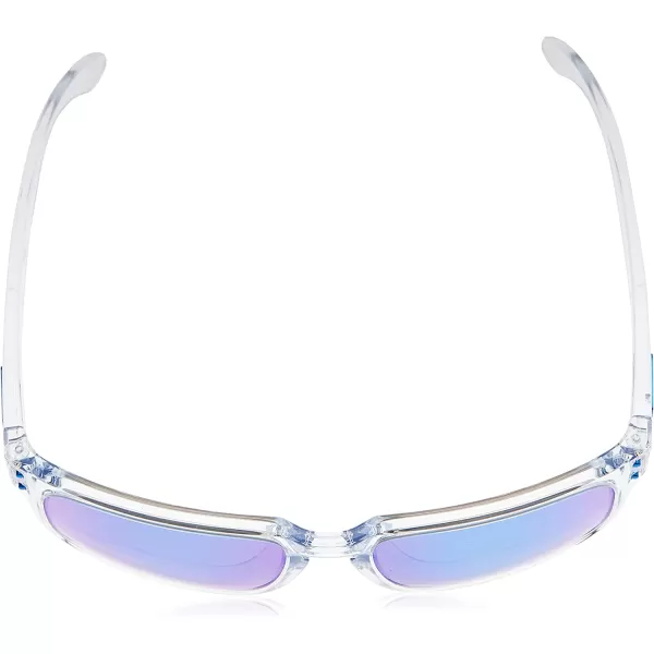 imageOakley Mens Oo9417 Holbrook XL Square SunglassesPolished ClearPrizm Sapphire Iridium Polarized