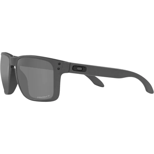 imageOakley Mens Oo9417 Holbrook XL Square SunglassesSteelPrizm Black Polarized