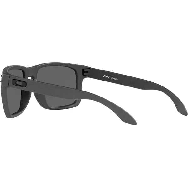 imageOakley Mens Oo9417 Holbrook XL Square SunglassesSteelPrizm Black Polarized