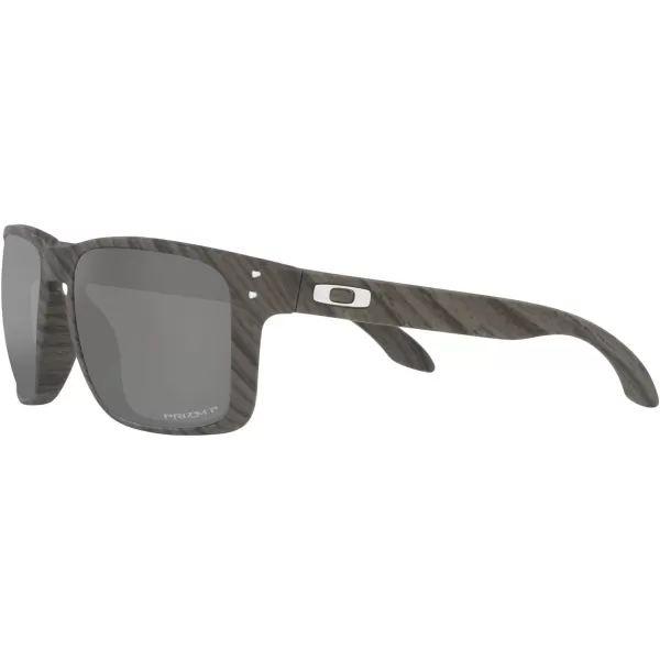 imageOakley Mens Oo9417 Holbrook XL Square SunglassesWoodgrainPrizm Black Polarized