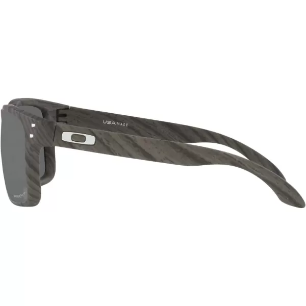 imageOakley Mens Oo9417 Holbrook XL Square SunglassesWoodgrainPrizm Black Polarized