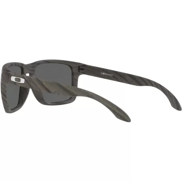 imageOakley Mens Oo9417 Holbrook XL Square SunglassesWoodgrainPrizm Black Polarized