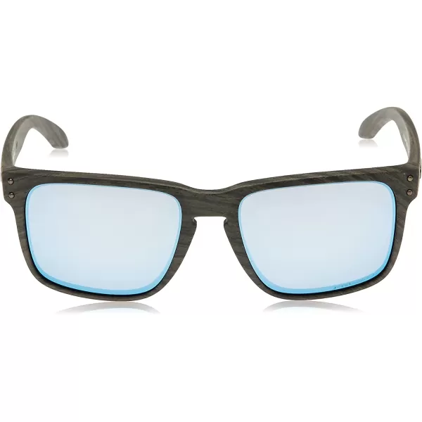 imageOakley Mens Oo9417 Holbrook XL Square SunglassesWoodgrainPrizm Deep Water Polarized