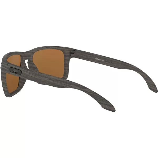 imageOakley Mens Oo9417 Holbrook XL Square SunglassesWoodgrainPrizm Tungsten Polarized