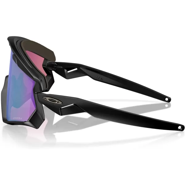 imageOakley Mens Oo9418 Wind Jacket 20 Shield SunglassesMatte BlackPrizm Road Jade
