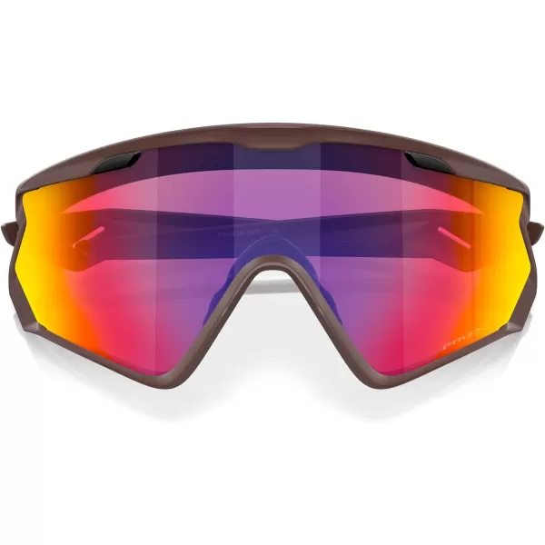 imageOakley Mens Oo9418 Wind Jacket 20 Shield SunglassesMatte GrenachePrizm Road