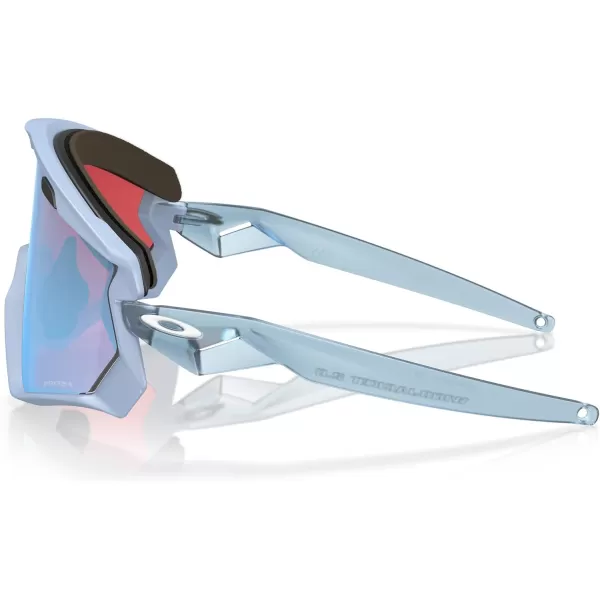 imageOakley Mens Oo9418 Wind Jacket 20 Shield SunglassesMatte Transparent StonewashPrizm Snow Sapphire