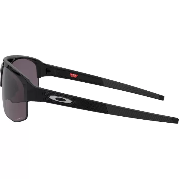 imageOakley Mens Oo9424 Mercenary Rectangular SunglassesPolished BlackPrizm Grey