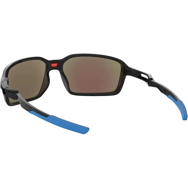 imageOakley Mens Oo9429 Siphon Rectangular SunglassesPolished BlackPrizm Sapphire