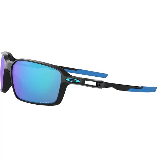 imageOakley Mens Oo9429 Siphon Rectangular SunglassesPolished BlackPrizm Sapphire